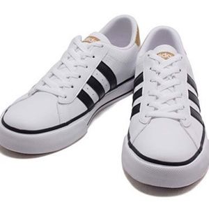 Adidas G31373 Neo Label White Leather Black Stripe